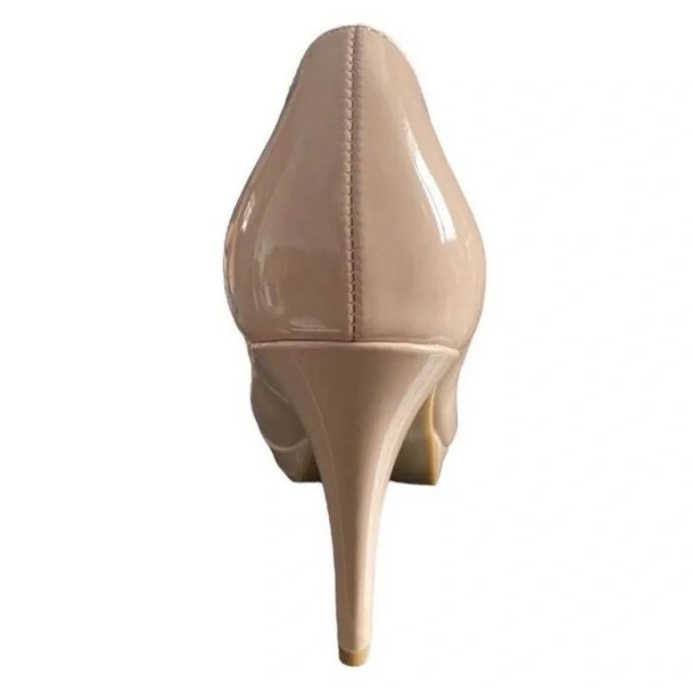 Worthington Pumps Women's Nougat Round Toe Stiletto Heel Classic Elegant Size 10